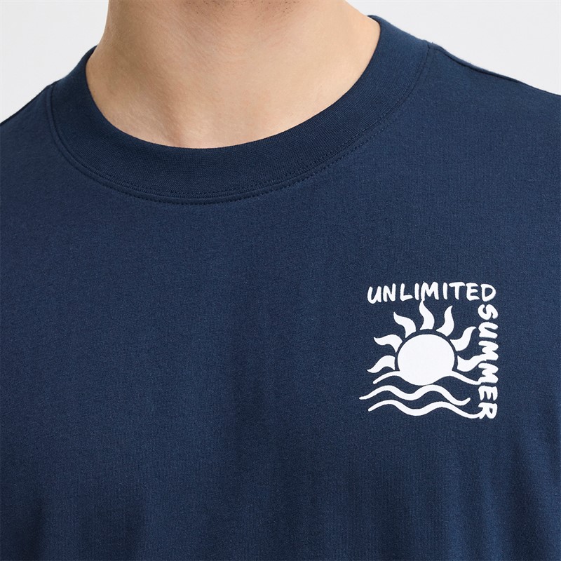 Solid Herren Daniel T Shirt Dress Blues