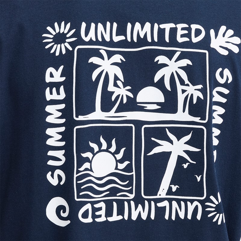 Solid Herren Daniel T Shirt Dress Blues