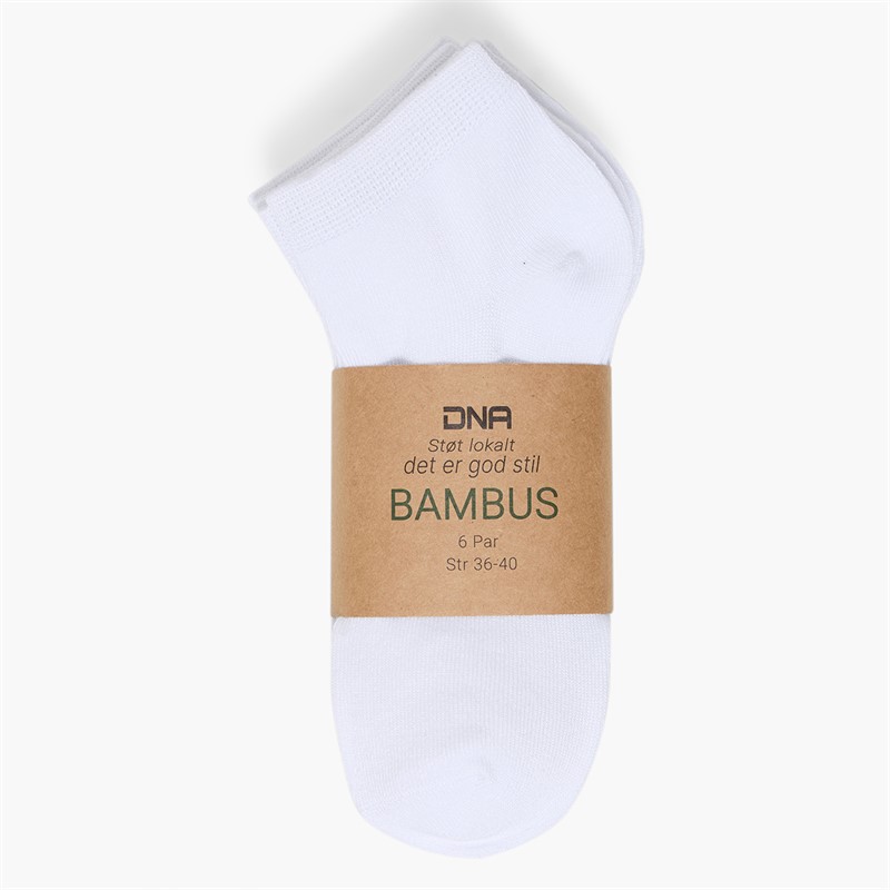 Solid Chaussettes Six Pack Mickie Homme Blanc