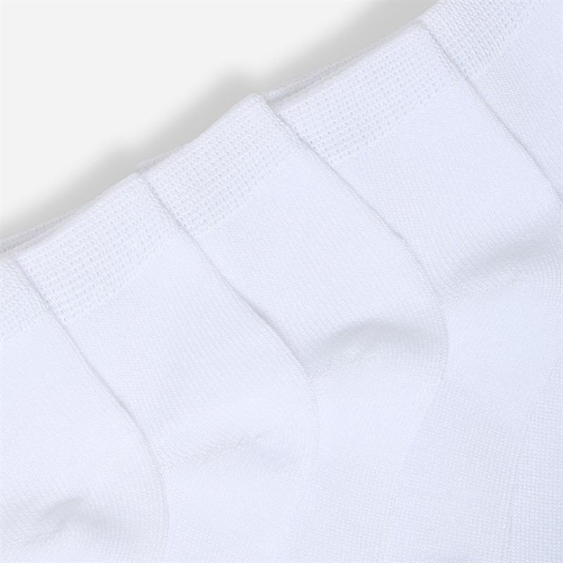 Solid Chaussettes Six Pack Mickie Homme Blanc