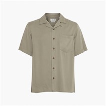 Solid Herre Pablo Kortærmet Skjorte Vetiver