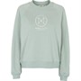 Basic apparel Dame Maje Logo Sweatshirts Mintgrøn