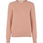 Basic apparel Sweatshirts Basic Apparel Tea Organic Cotton Femme Vieux Rose