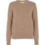 Basic apparel Dames Basic Apparel Tea Organic Cotton Sweaters Middelbruin