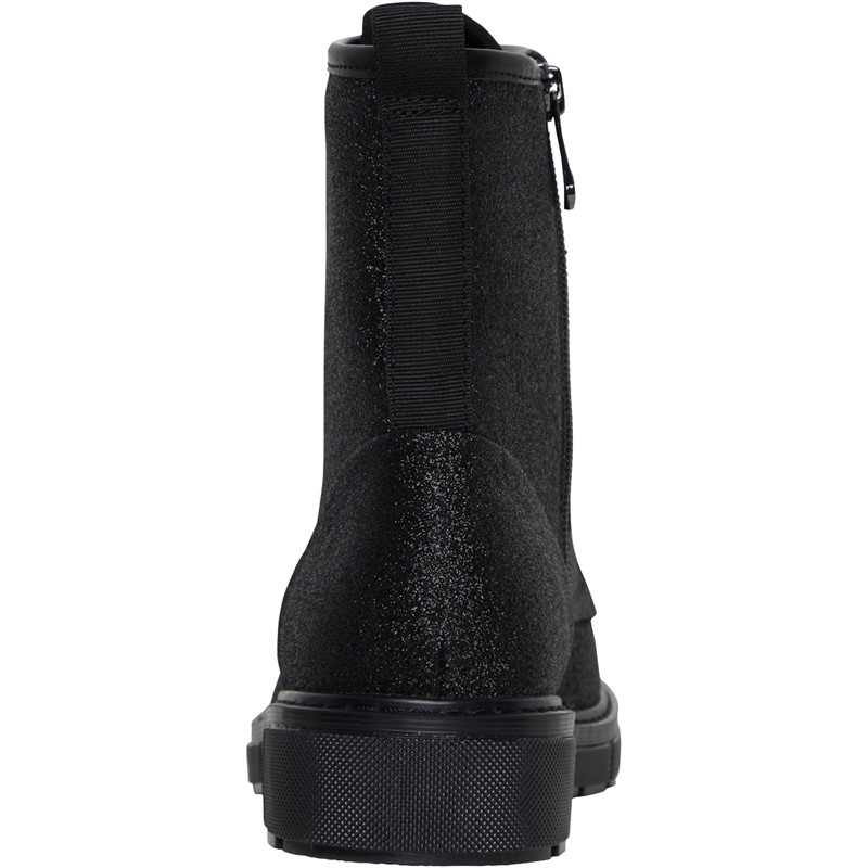 Marco Tozzi Womens 25282 Ankle Boots Black Glitter