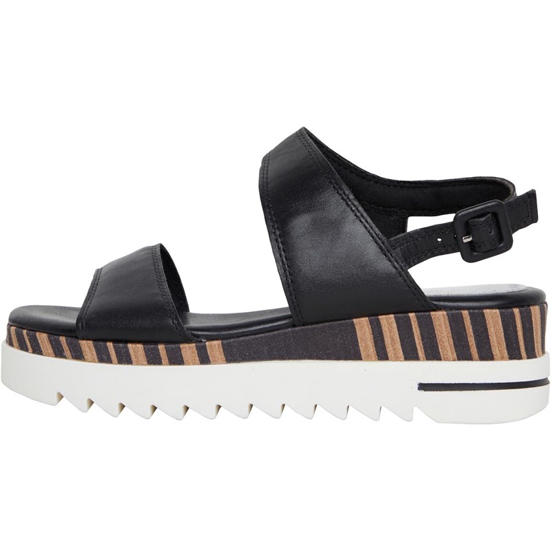 Marco Tozzi Womens 28730 Sandals Black Antic