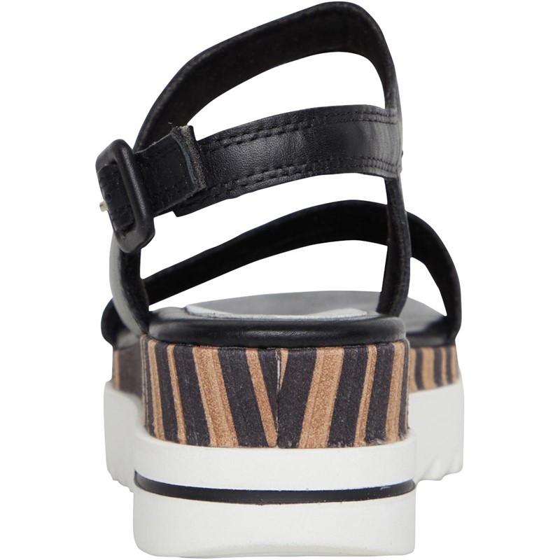 Marco Tozzi Womens 28730 Sandals Black Antic