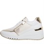 Marco Tozzi Womens 23743 Wedge Trainers White/Gold