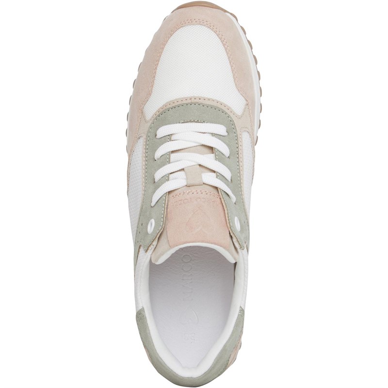 Marco Tozzi Dames 2-24714-45 sneakers, crème/zwart, 39 EU, Crèam black, 39 EU