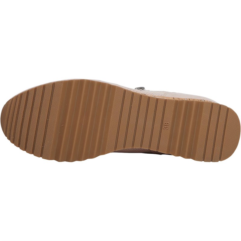 Marco Tozzi Womens 23781 Side-Zip Trainers Powder Comb