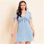 Wednesday's Girl Womens Dress Blue