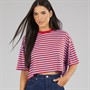 Wednesday's Girl Womens Cropped T-Shirt Multi
