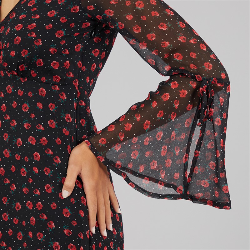 Wednesday's Girl Womens Dress Red