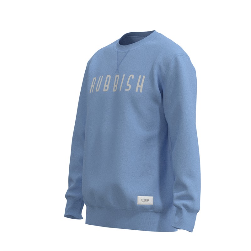 Rubbish Herre Ice Sweatshirts Lys Blå