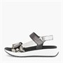 Gabor Womens Ankle Strap Sandals Black/Snake