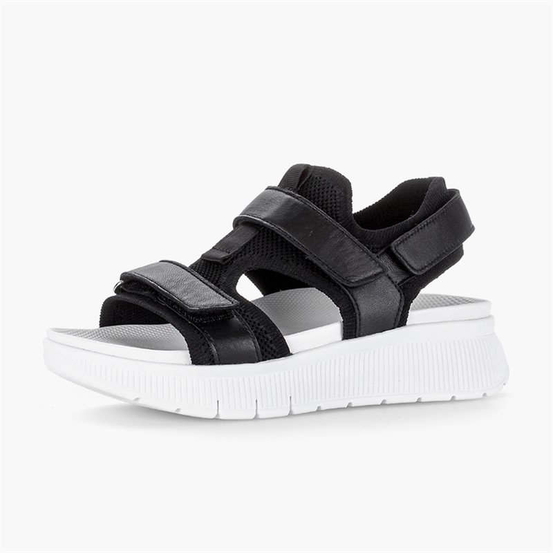 Gabor Womens Ankle Strap Sandals Black