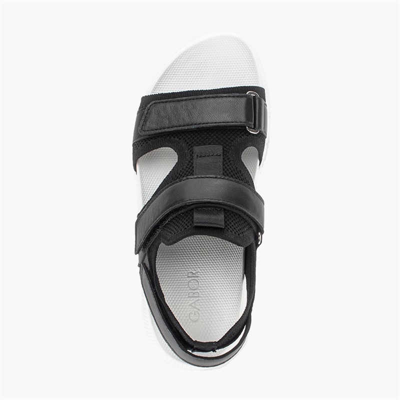 Gabor Womens Ankle Strap Sandals Black