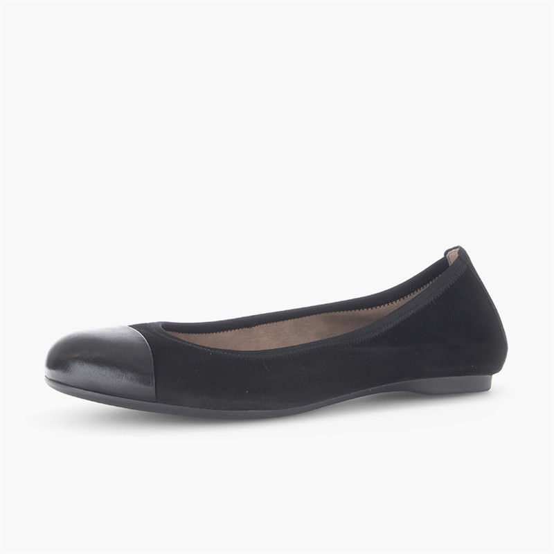 Gabor Womens Ballerina Shoes Black