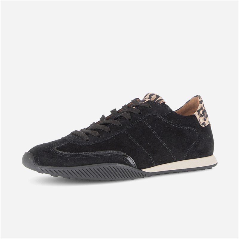 Gabor Womens Low Profile Trainers Black