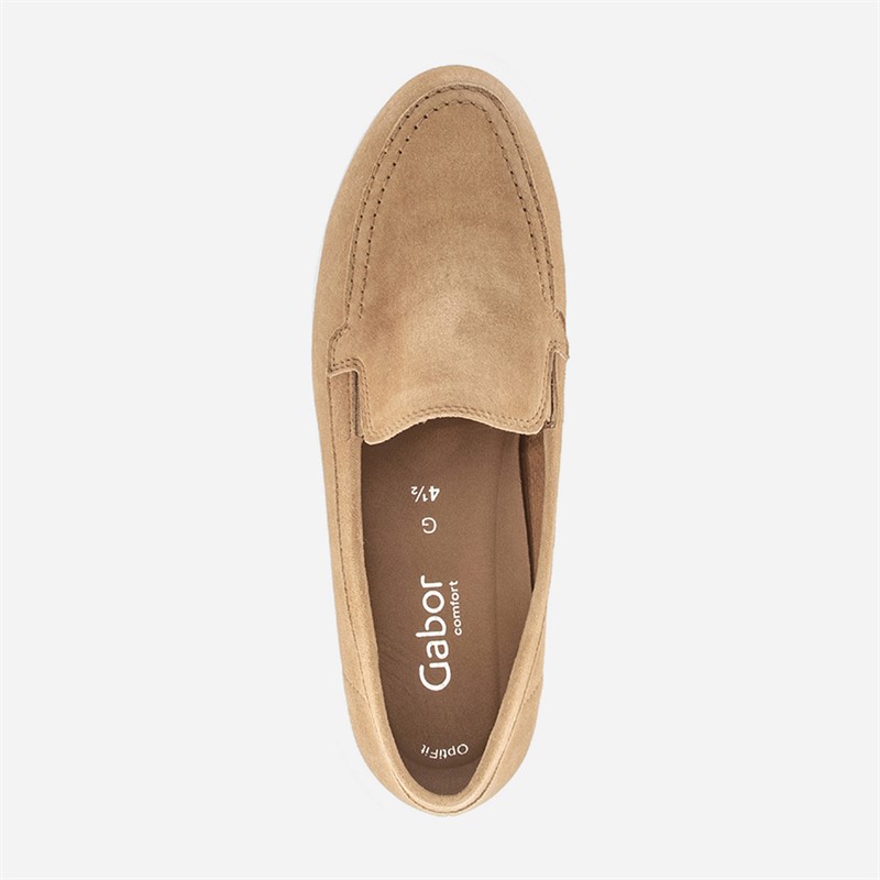 Gabor Womens Wedge Slip On Shoes Saddle