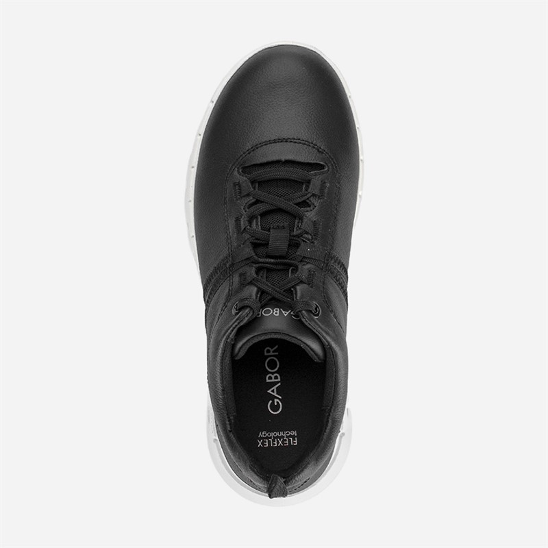 Gabor Womens Flex Flex Trainers Black