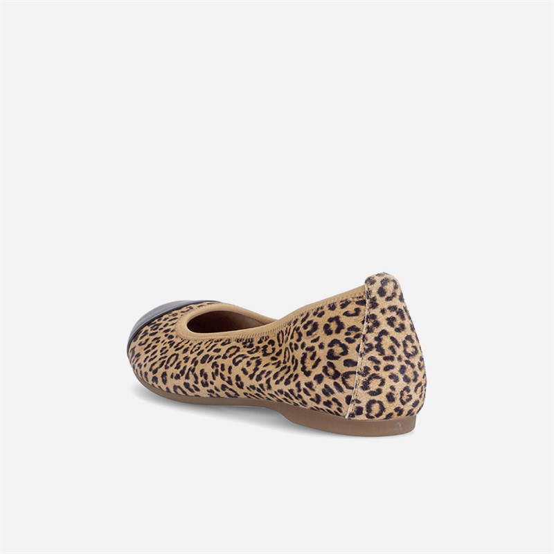 Gabor Womens Ballerina Shoes Leopard