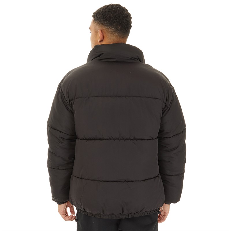 Topman Mens Puffer Jacket Black