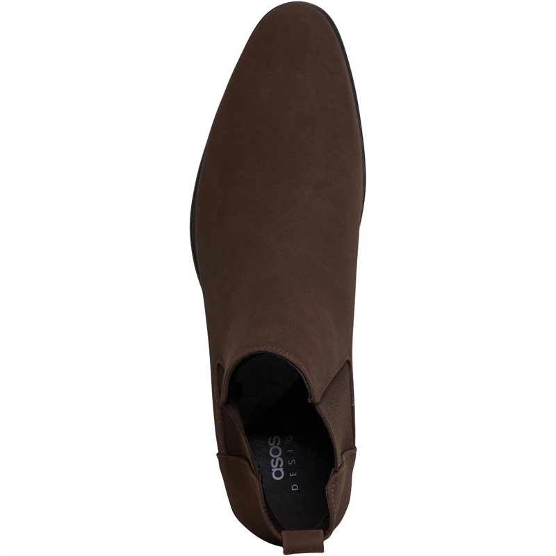 asos mens brown boots
