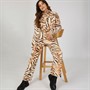 ASOS DESIGN Womens Slouchy Jumpsuit Animal Print
