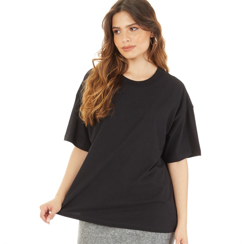 ASOS DESIGN Womens Oversized T-Shirt Black