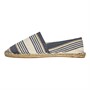 ASOS DESIGN Mens Espadrilles Navy And Natural Stripes Multi