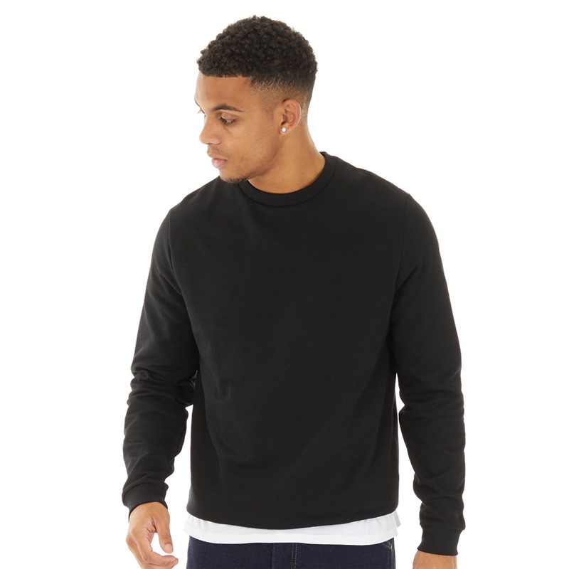 Buy ASOS DESIGN Mens Sweatshirt Black