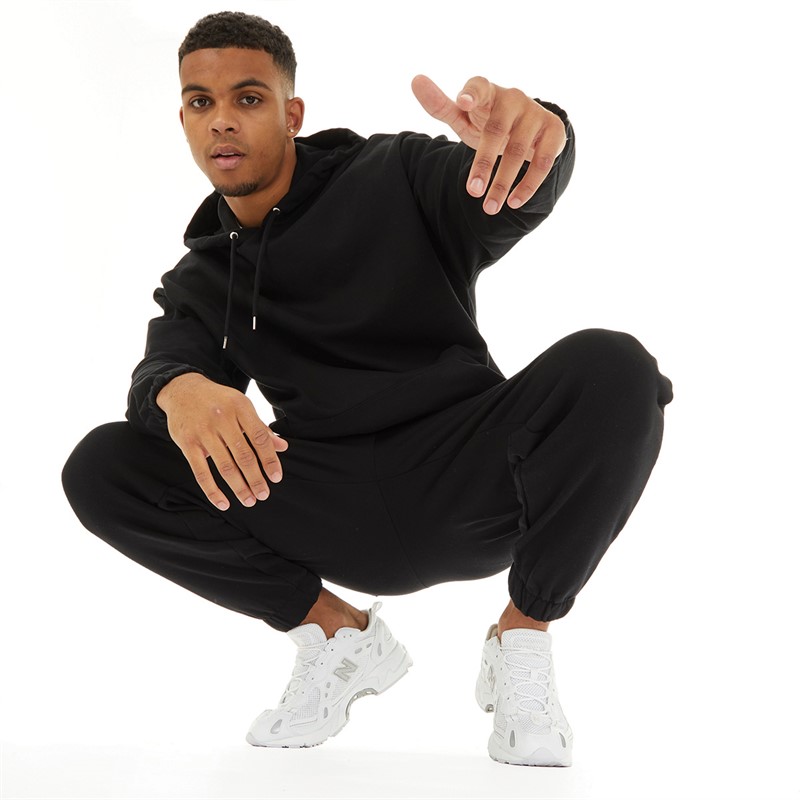 ASOS DESIGN Mens Oversized Hoodie Black