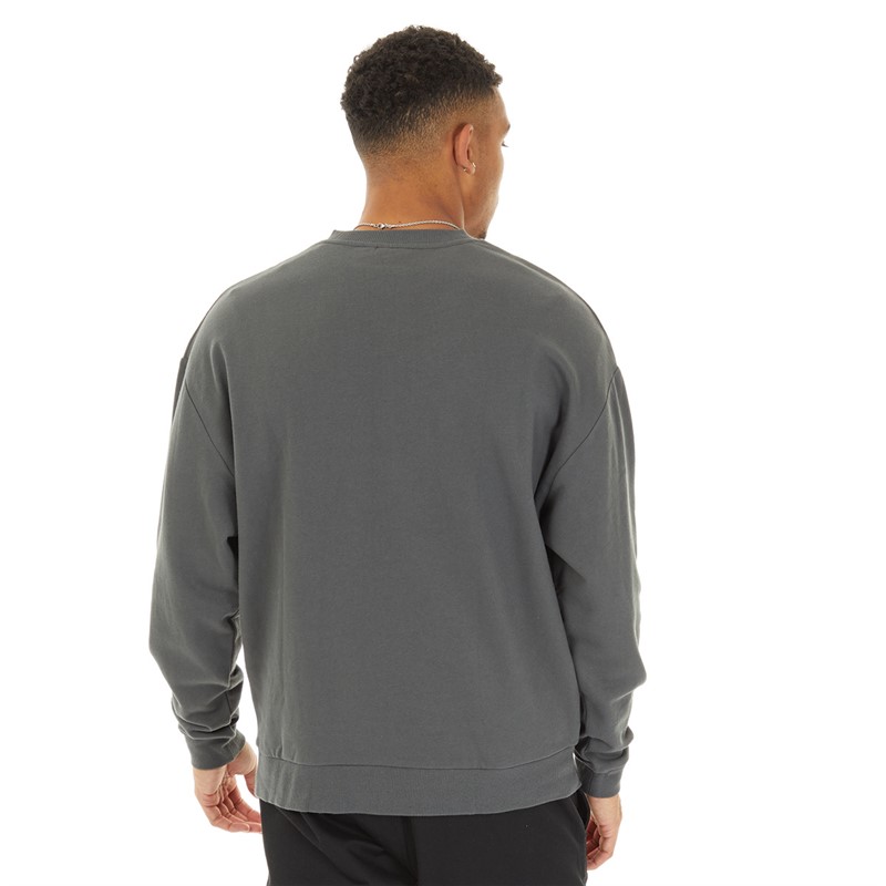 ASOS DESIGN Mens Oversized Sweatshirt Grey