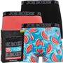 Joe Boxer Mens Three Pack Boxers Pink