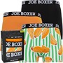 Joe Boxer Mens Three Pack Boxers Orange