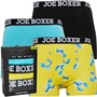 Joe Boxer Mens Three Pack Boxers Bright Bleu