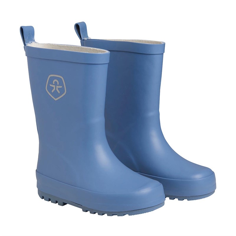 Color Kids Bottes en Caoutchouc Wellington Enfants Bleu Ciel