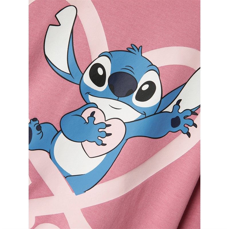 Lilo and Stitch Mädchen Pyjama Set Kaschmir Rose