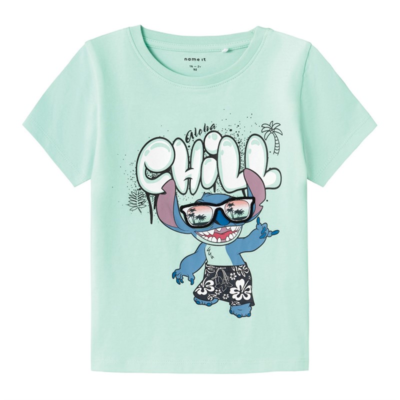 Lilo and Stitch Chłopięce Manuel T-shirty Zielony