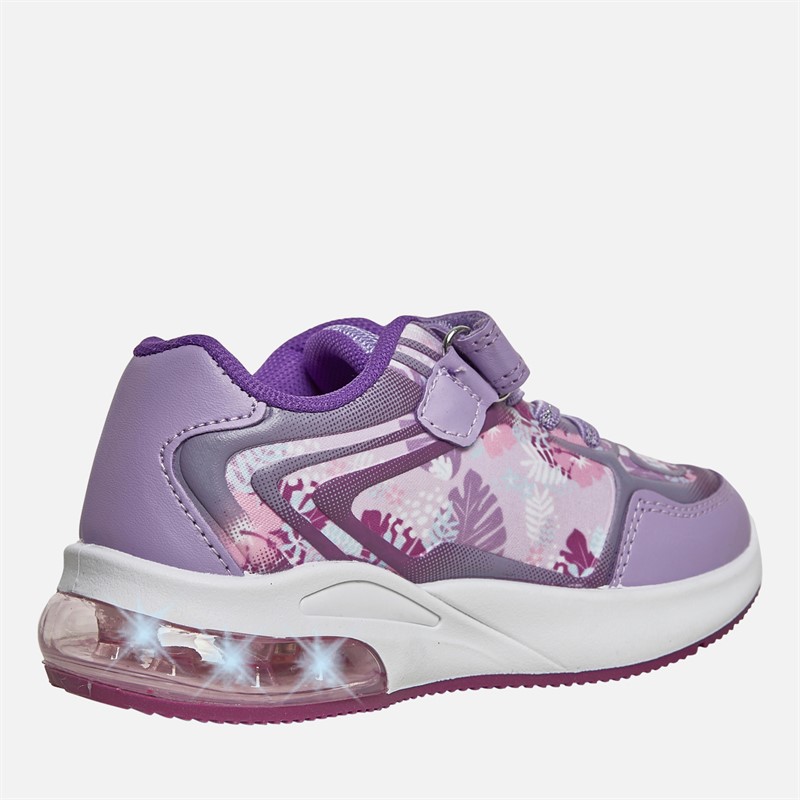 Lilo and Stitch Girls Stitch Gambia Light Up Trainers Purple/Multi