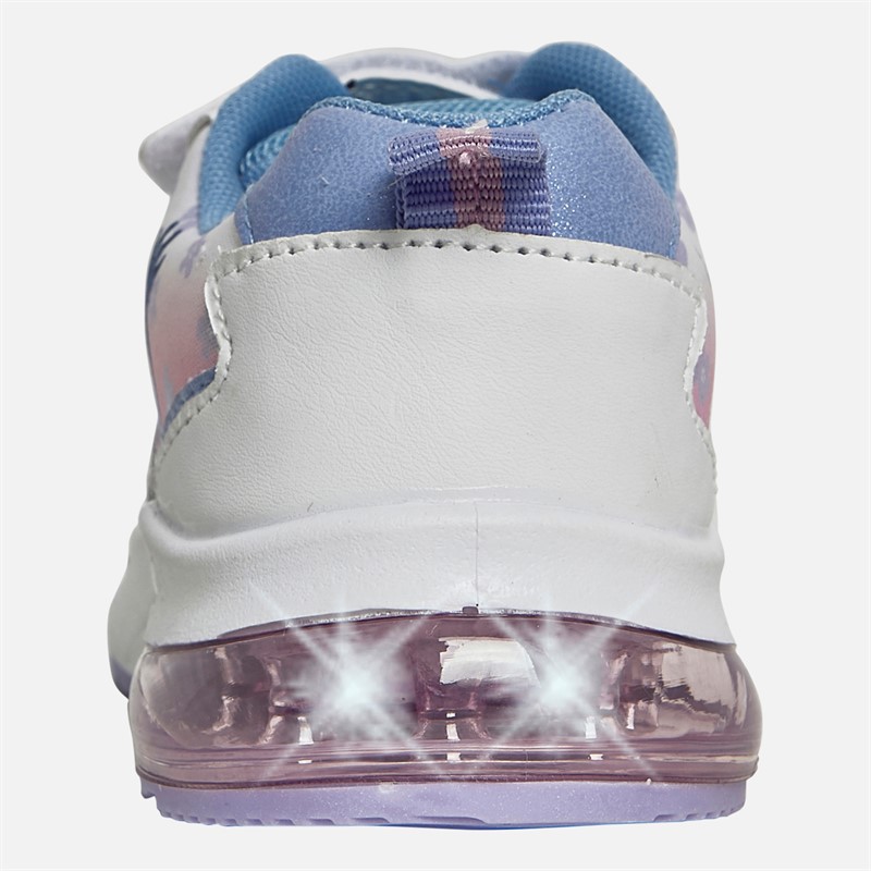 Lilo and Stitch Girls Stitch Sobat Light Up Trainers White/Multi