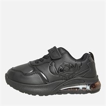 Lilo and Stitch Girls Light Up School Trainers Black