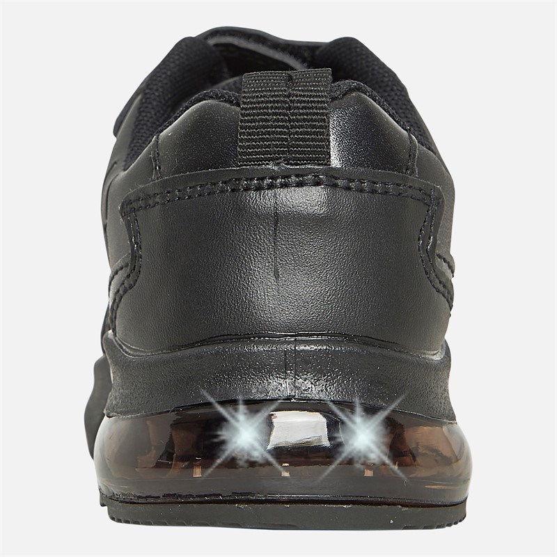 Lilo and Stitch Girls Light Up School Trainers Black