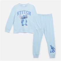 Lilo and Stitch Girls Pyjama Set Blue