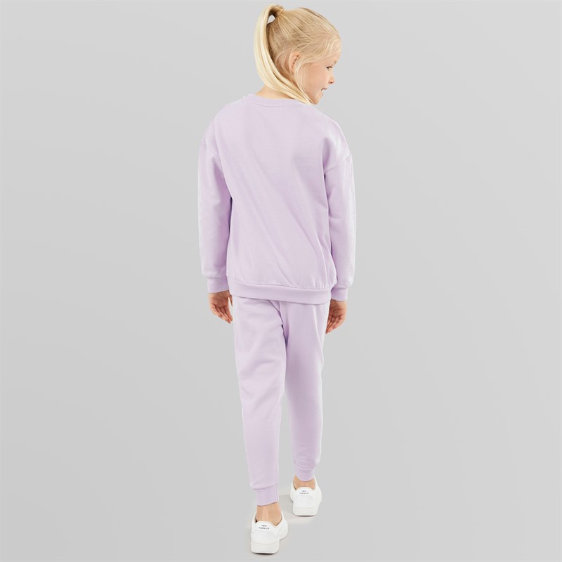 Lilo and Stitch Girls Tracksuit Lilac