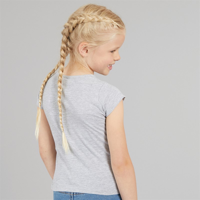 Lilo and Stitch Girls T-Shirt Grey