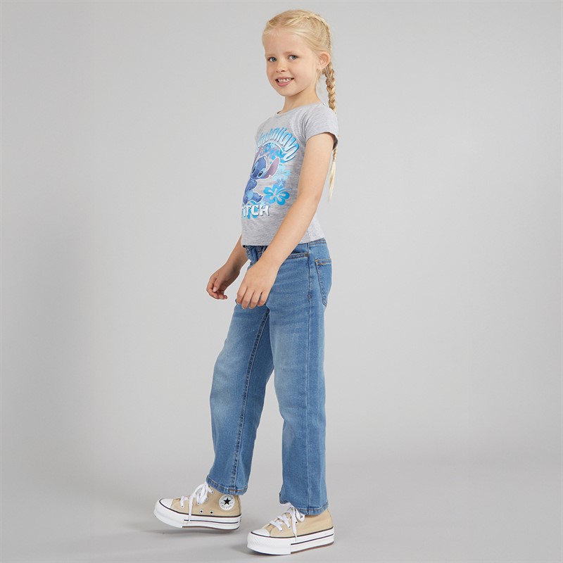 Lilo and Stitch Girls T-Shirt Grey