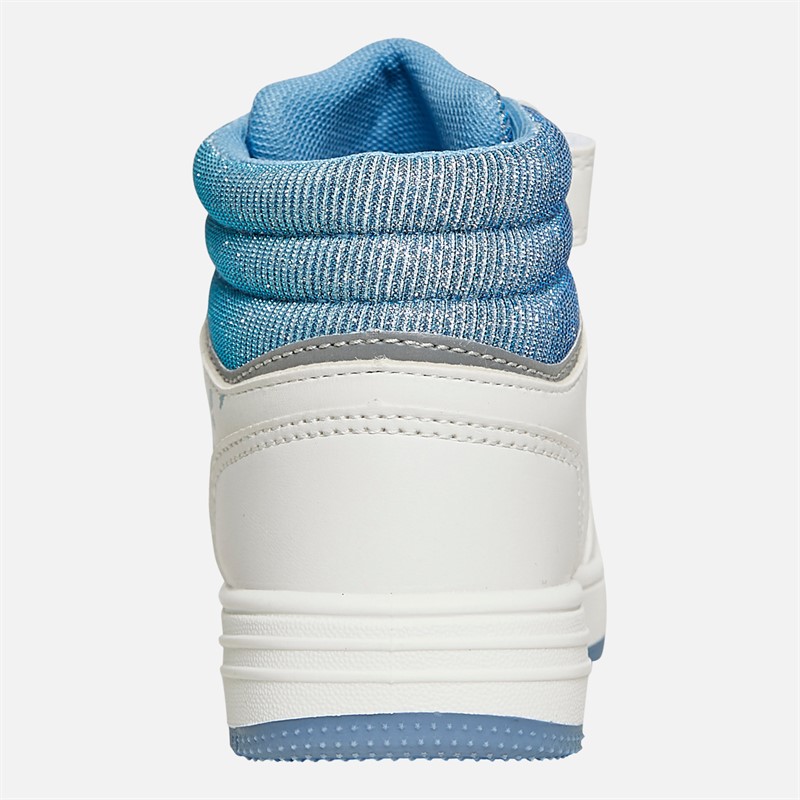 Lilo and Stitch Girls Stitch Hi-Top Trainers White/Multi