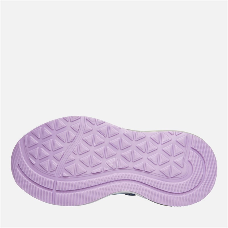 Lilo and Stitch Infant Girls Gambia Emboss Light Up Trainers Lilac/Multi